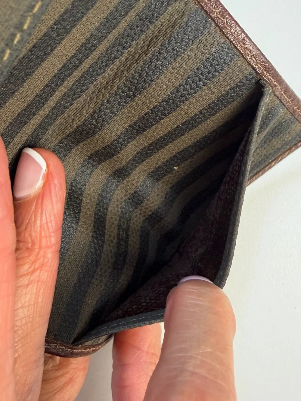 Fendi Leather Card Holder